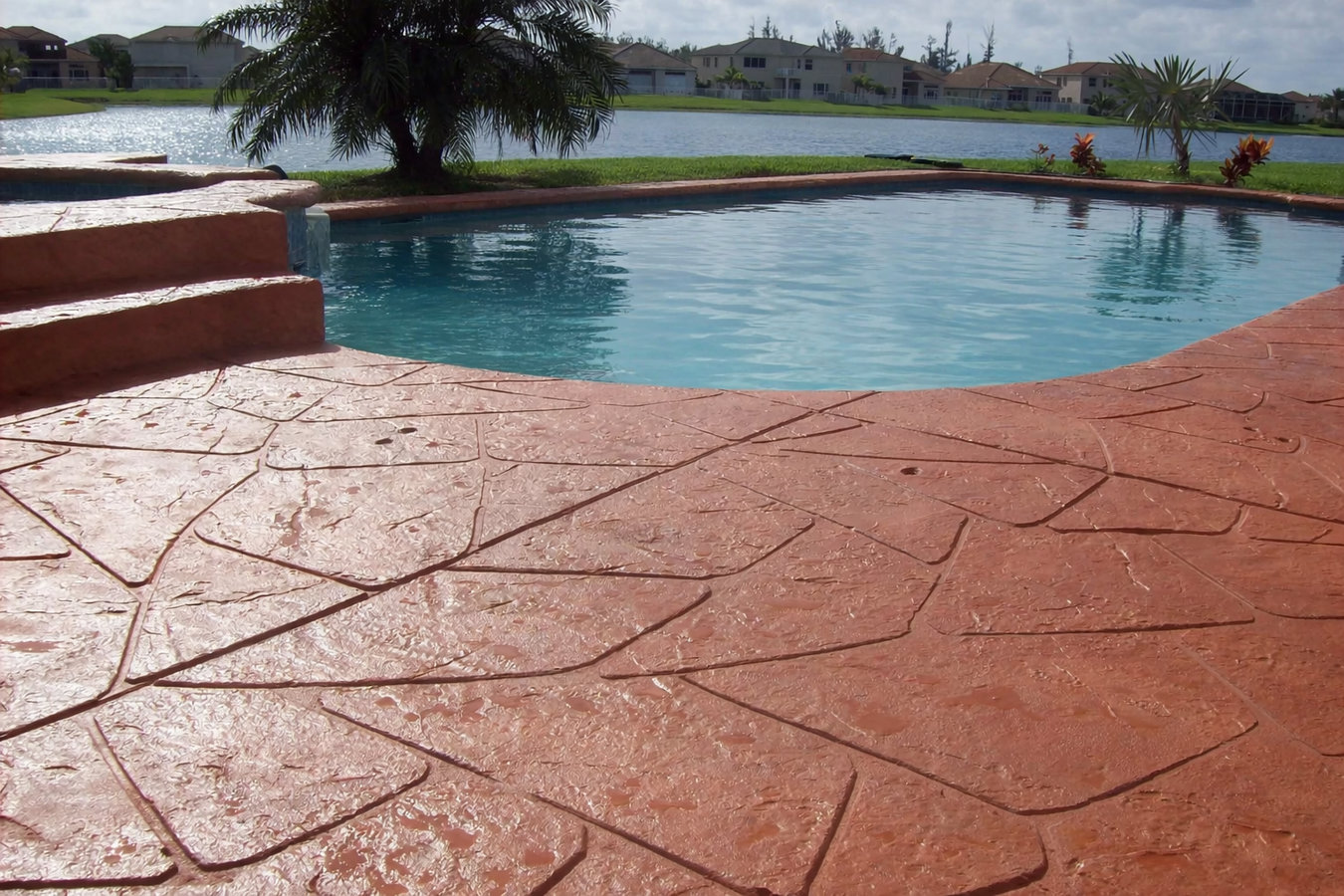 Stamped concrete services in Poway, CA